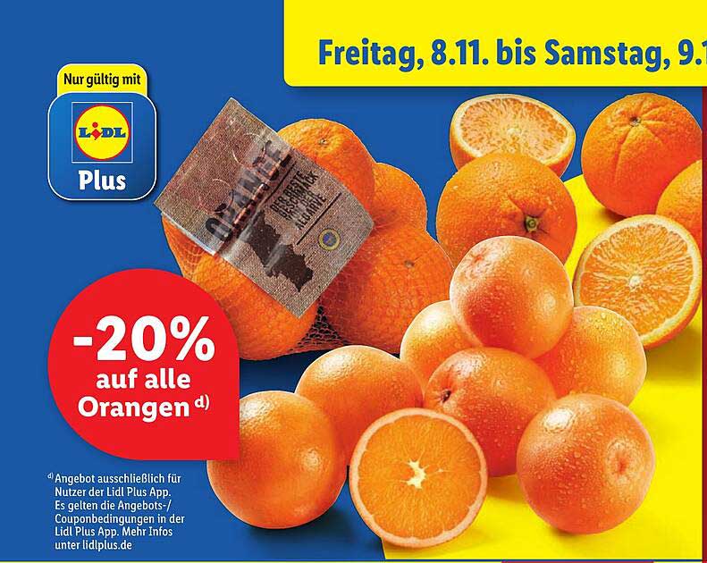 -20% auf alle Orangen