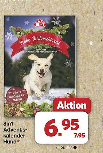 8in1 Adventskalender Hund