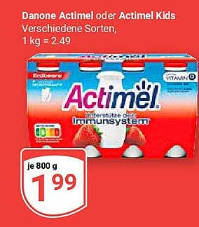 Actimél oder Actimel Kids