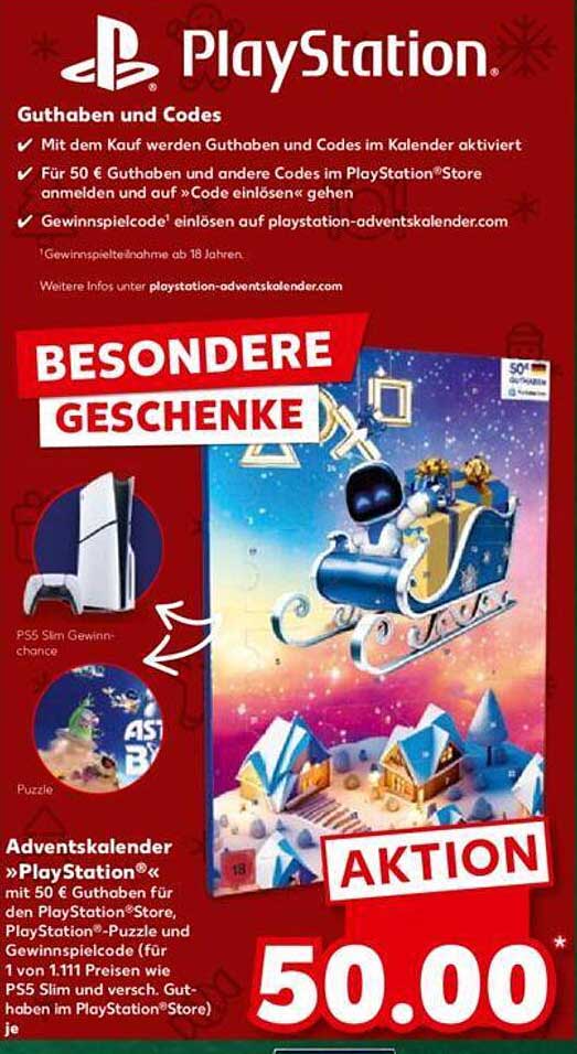 Adventskalender „PlayStation“