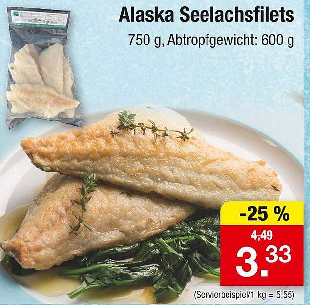 Alaska Seelachsfilets