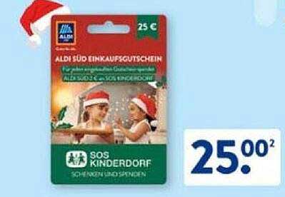 ALDI SÜD EINKAUFGUTSCHEIN