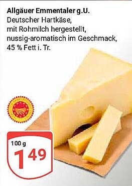 Allgäuer Emmentaler g.U.