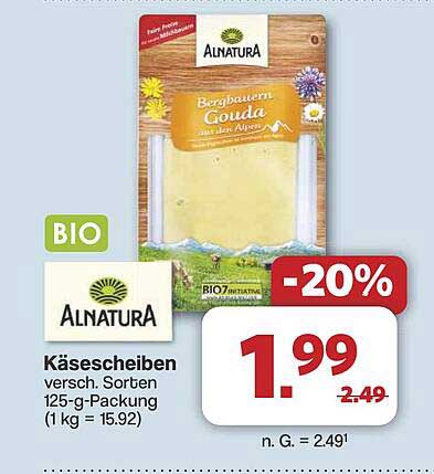 Alnatura Käse Scheiben