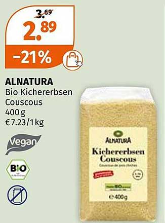 ALNATURA Kichererbsen Couscous