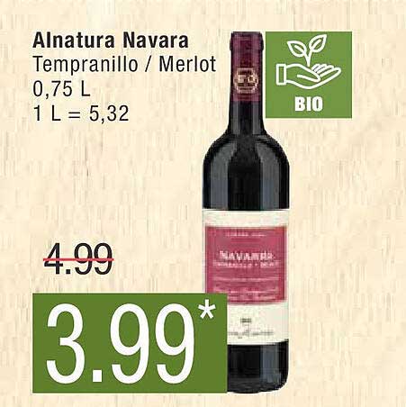 Alnatura Navarra Tempranillo / Merlot