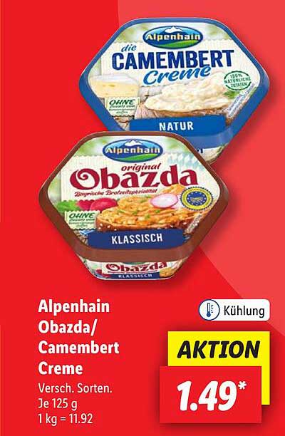 Alpenhain Obazda/Camembert Creme