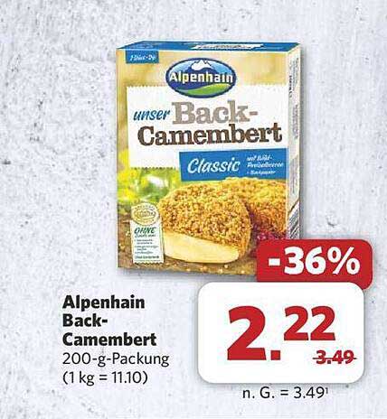 Alpenhain unser Back-Camembert Classic