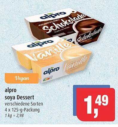 alpro soya Dessert