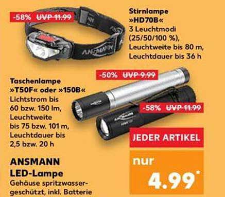 ANSMANN LED-Lampe