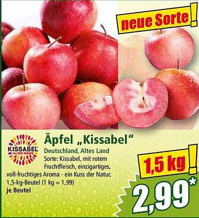 Äpfel „Kissabel“