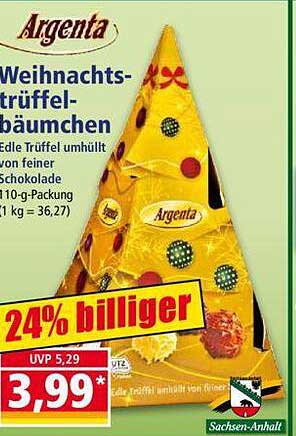 Argenta Weihnachts-Trüffelbäumchen