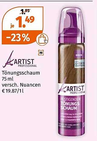 ARTIST Professional Tönungsschaum