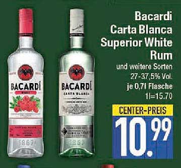 Bacardi Carta Blanca Superior White Rum