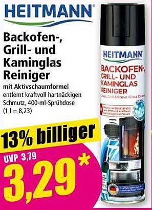 Backofen-, Grill- und Kaminglas Reiniger