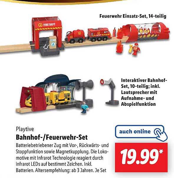 Bahnhof-/Feuerwehr-Set