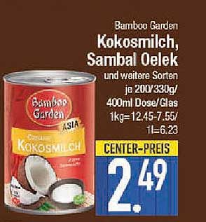 Bamboo Garden Kokosmilch, Sambal Oelek