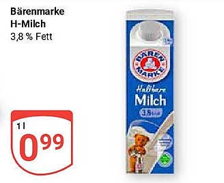 Bärenmarke H-Milch