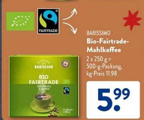 BARISSIMO Bio-Fairtrade-Mahlkaffee