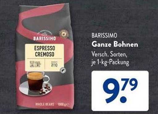 BARISSIMO Ganze Bohnen