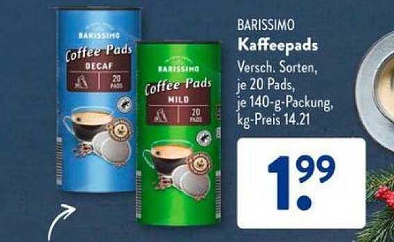 BARISSIMO Kaffeepads