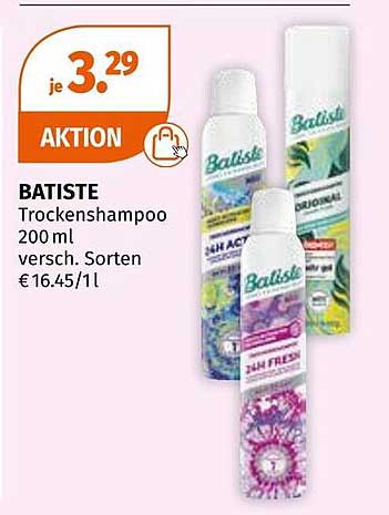 BATISTE Trockenshampoo