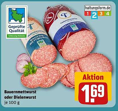 Bauernmettwurst oder Dielenwurst