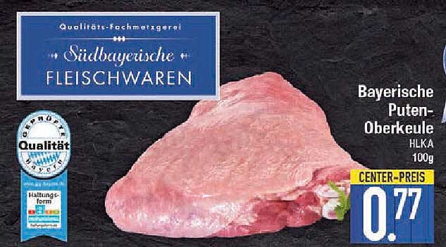 Bayerische Puten-Oberkeule