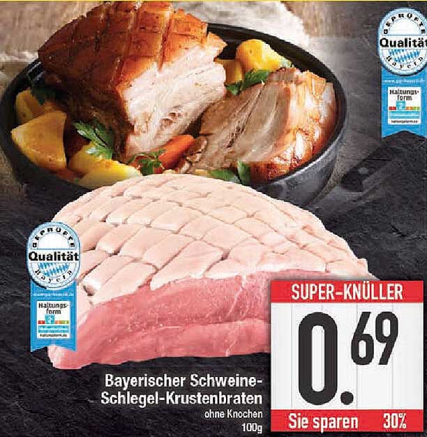 Bayerischer Schweine-Schlegel-Krustenbraten