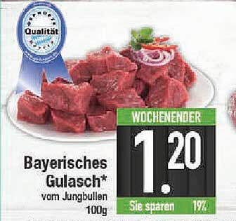 Bayerisches Gulasch* vom Jungbullen