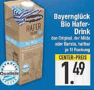 Bayernglück Bio Hafer-Drink