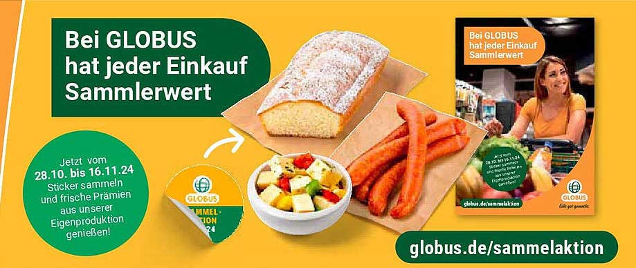 Bei GLOBUS hat jeder Einkauf Sammlerwert