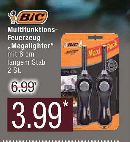 BIC Multifunktions-Feuerzeug „Megalighter“