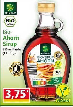 Bio-Ahorn Sirup