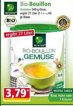 BIO-BOUILLON GEMÜSE