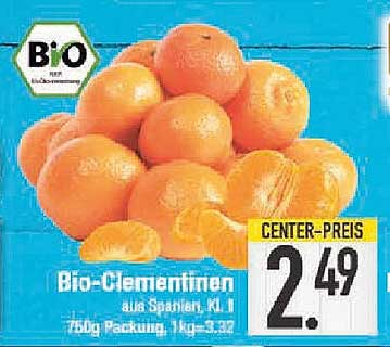 Bio-Clementinen