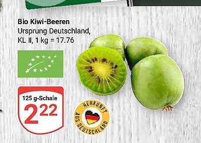 Bio Kiwi-Beeren