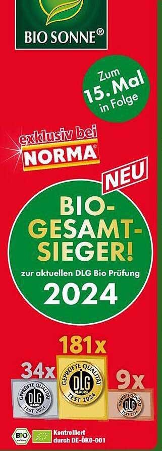 BIO SONNE® BIO-GESAMT-SIEGER!