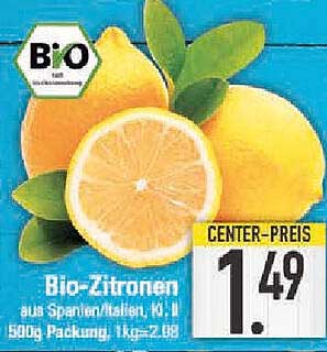 Bio-Zitronen