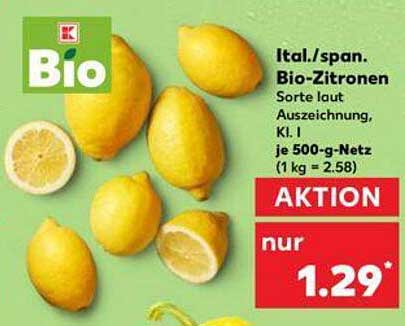 Bio-Zitronen