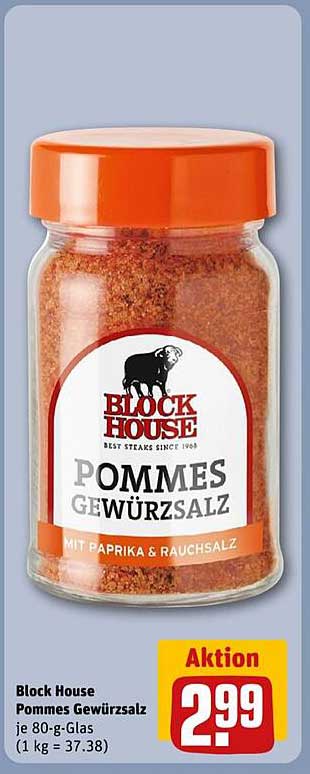 Block House Pommes Gewürzsalz