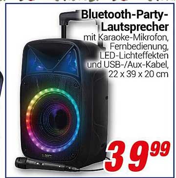 Bluetooth-Party-Lautsprecher