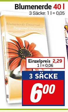 Blumenerde 40 l