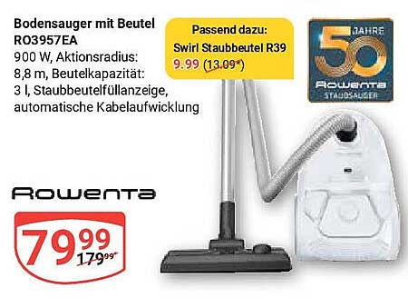 Bodensauger mit Beutel R03957EA