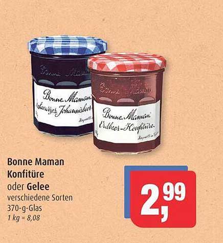 Bonne Maman Konfitüre oder Gelee