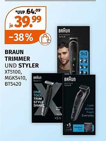 BRAUN TRIMMER UND STYLER