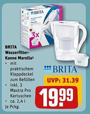 BRITA Wasserfilter-Kanne Marella³