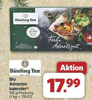 Bünting Tee Bio Adventskalender