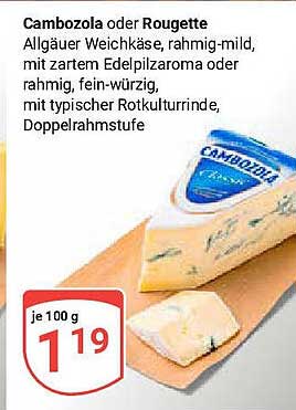 Cambozola oder Rougette