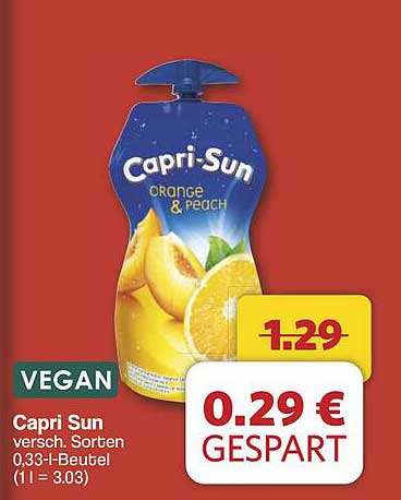 Capri Sun Orange & Peach